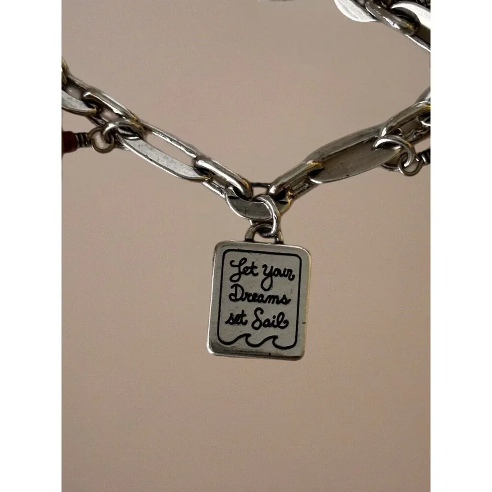 Brighton Ship to Shore nautical Beach sailing charm bracelet - Picture 3 of 8